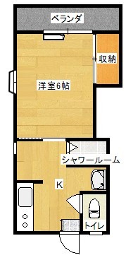 キッチンとお部屋が分かれています