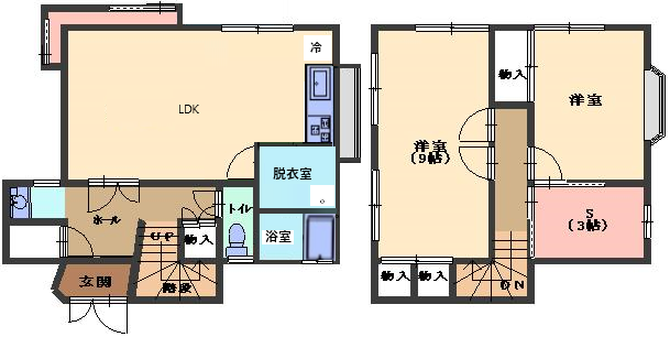  間取図が現況と異なる場合は現況を優先します。