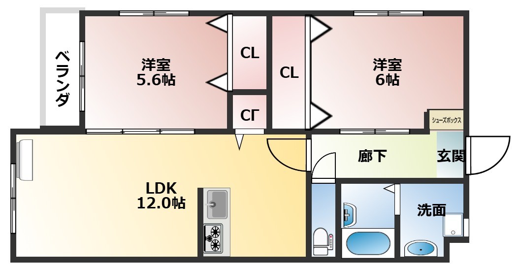 ニーズの高い角部屋です♪