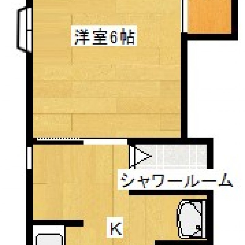 キッチンとお部屋が分かれています