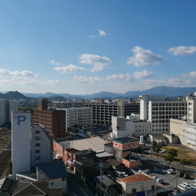 バルコニーからの風景