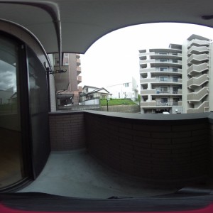 南向きバルコニー