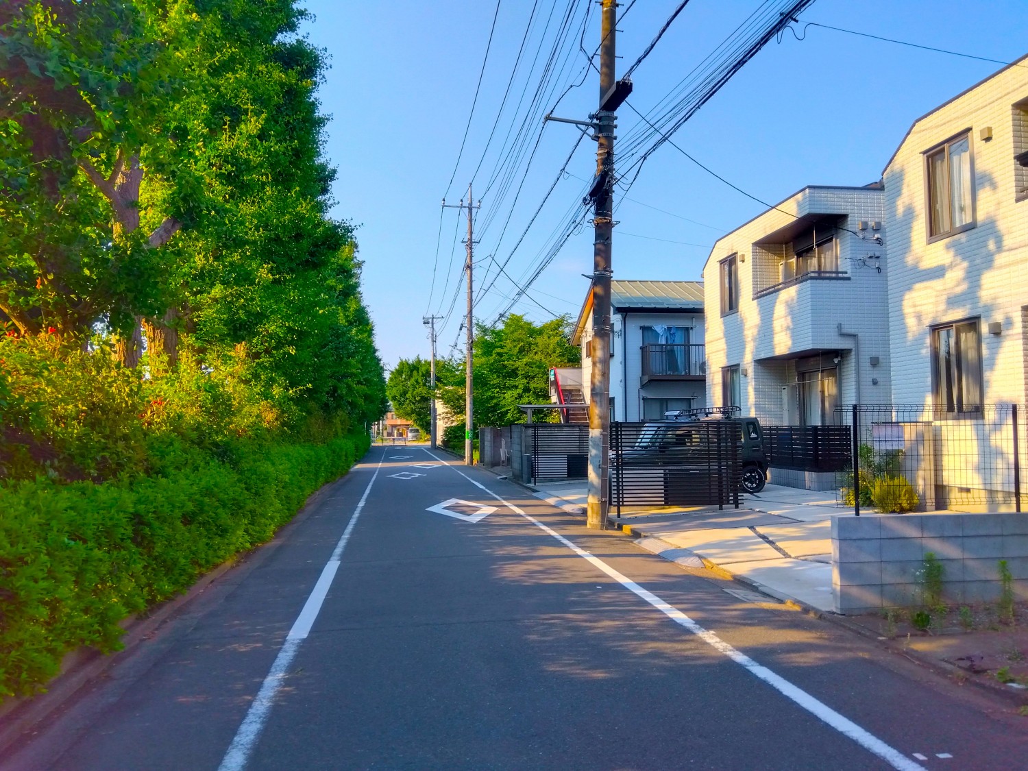 前面道路