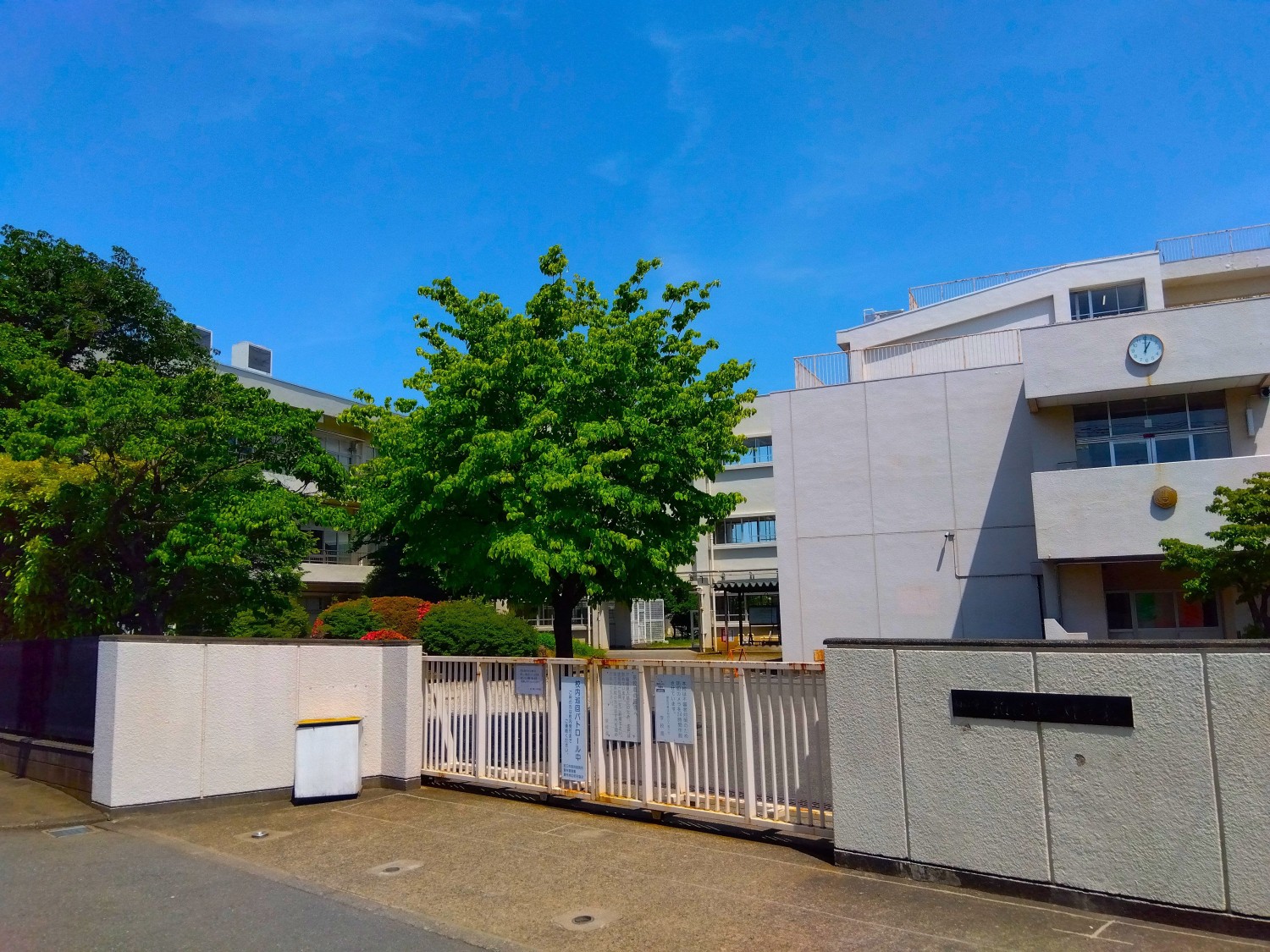 狛江市立狛江第一中学校　550ｍ